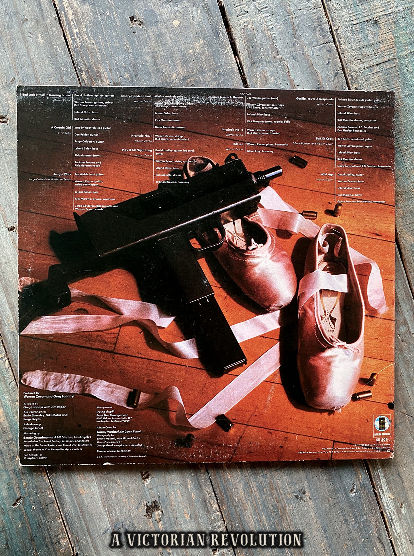 Warren Zevon - Bad Luck Streak in Dancing School - 1980 - Asylum Records - Rock - Vinyl LP - Used