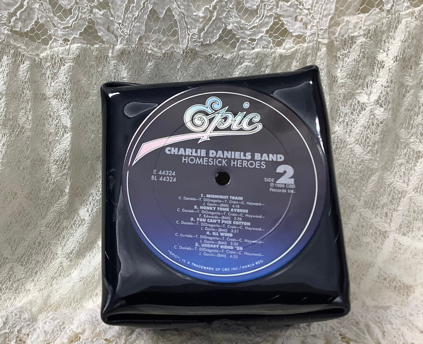 Record Bowl Charlie Daniels Band…Homesick Heroes