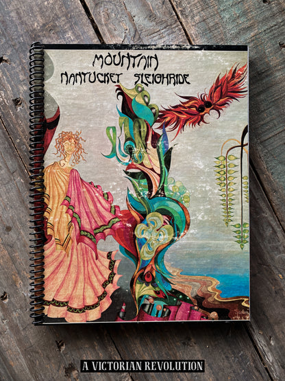 Mountain - Nantucket Sleighride - 1971 - Windfall Records - Hard Rock - Salvaged + Upcycled Vinyl LP Record Album Cover Notebook