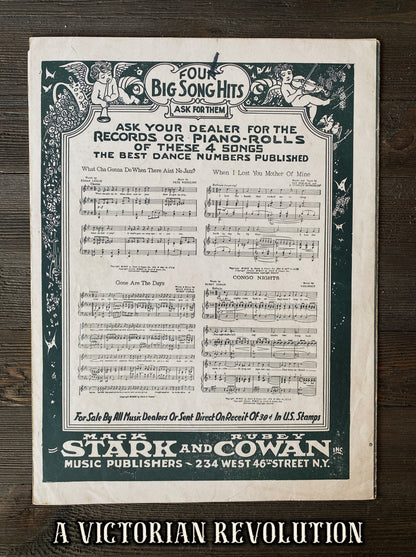 Scandinavia (Sing Dose Song and Make Dose Music) - Eddie Cantor's Midnight Rounders - Eddie Cantor - Scandinavian Novelty - Sheet Music - 1921 - RARE