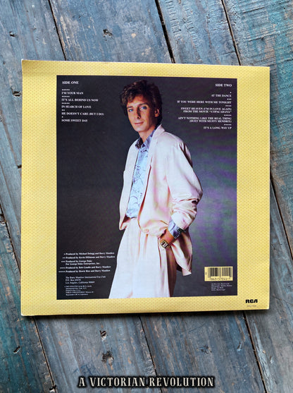 Barry Manilow - Manilow - 1985 - RCA Records - Pop/Soft Rock - Vinyl LP/Record Album - Used