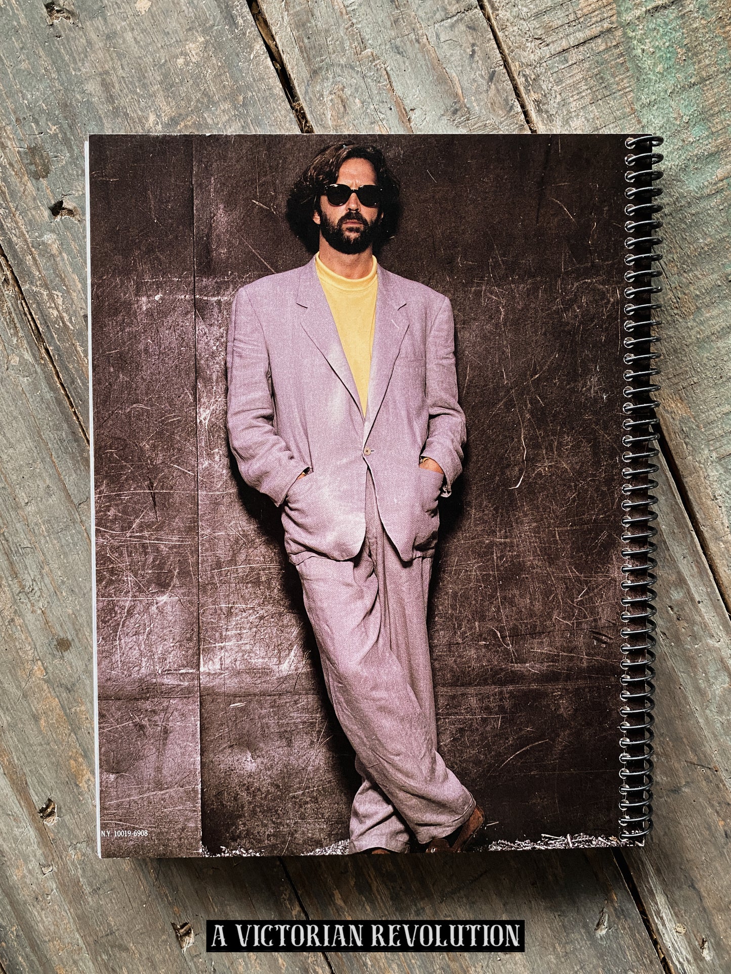 Eric Clapton - Journeyman - 1989 - Duck / Reprise Records - Blues Rock / Pop Rock - Salvaged + Upcycled Vinyl LP Record Album Cover Notebook
