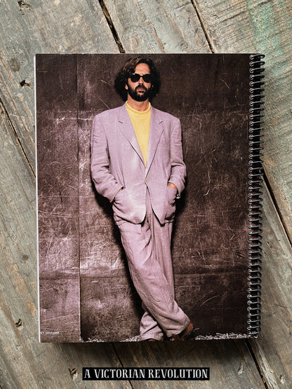 Eric Clapton - Journeyman - 1989 - Duck / Reprise Records - Blues Rock / Pop Rock - Salvaged + Upcycled Vinyl LP Record Album Cover Notebook