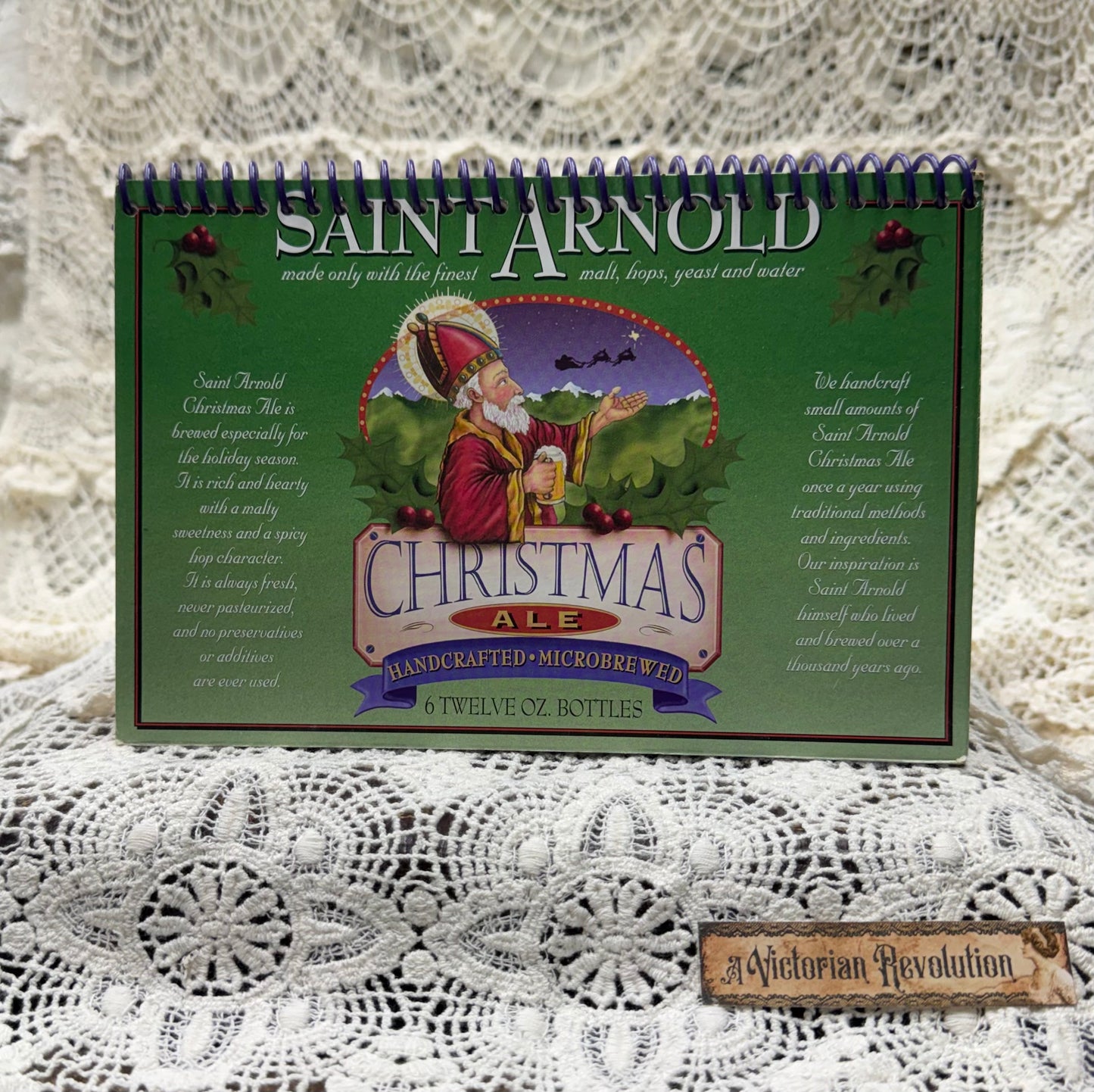 Saint Arnold Christmas IPA Spiral Notebook