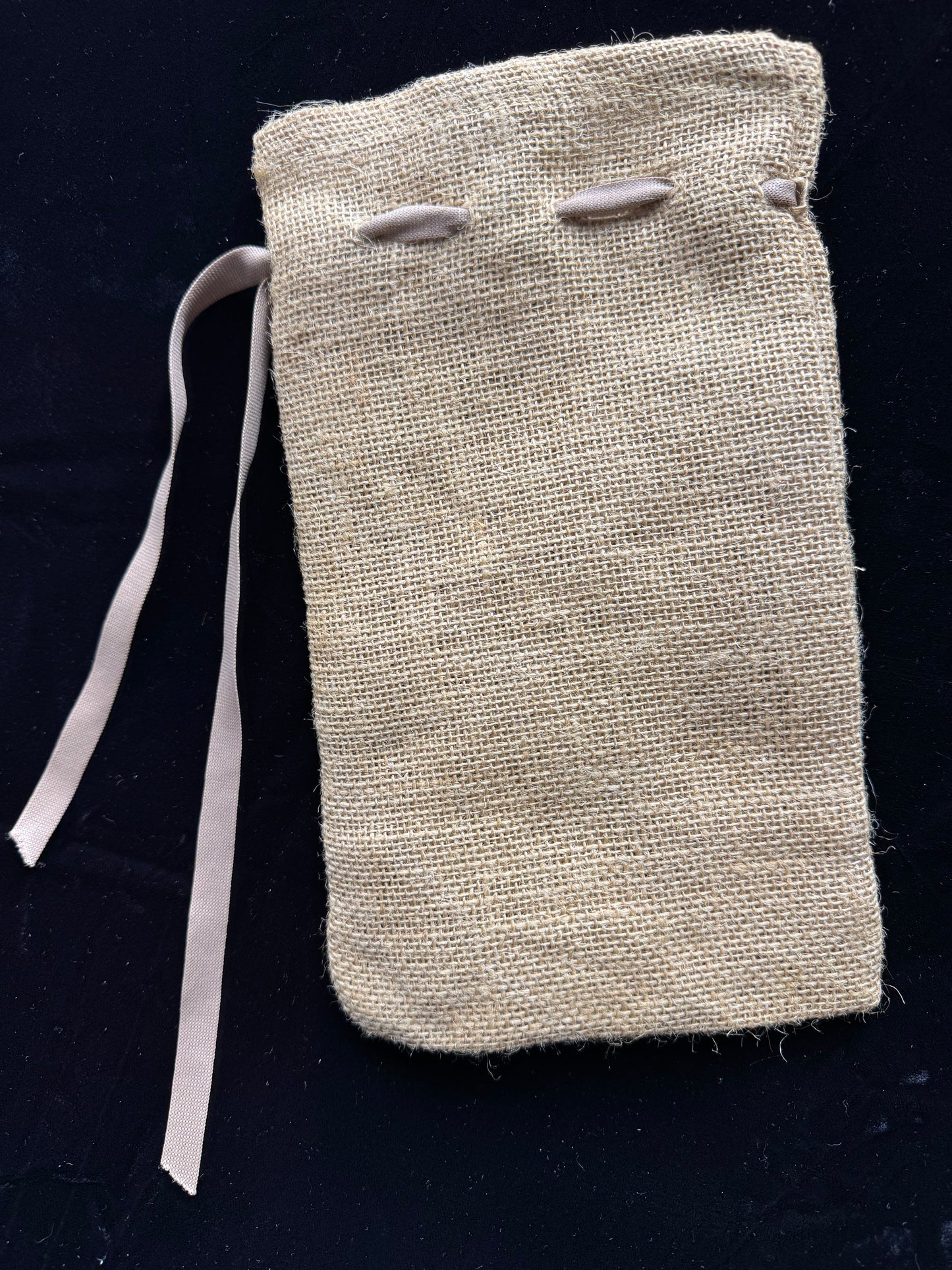 Drawstring bag with Autumn Leaf