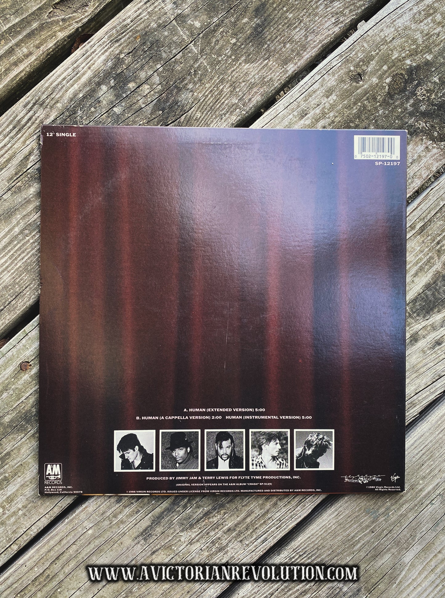 The Human League - Human - 1986 - A&M Records - Synth-pop - Vinyl LP/Record Album - Used
