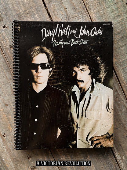 Daryl Hall and John Oates - Beauty on a Back Street - 1977 - RCA Records - Rock / Soul - Salvaged + Upcycled Vinyl LP Record Album Cover Notebook