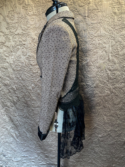 Jacket With Lace Skirt- X-SMALL