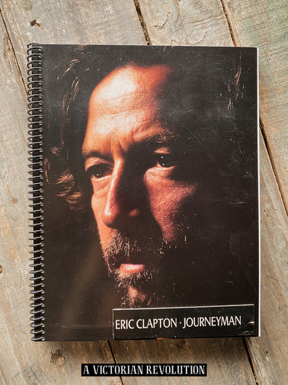 Eric Clapton - Journeyman - 1989 - Duck / Reprise Records - Blues Rock / Pop Rock - Salvaged + Upcycled Vinyl LP Record Album Cover Notebook