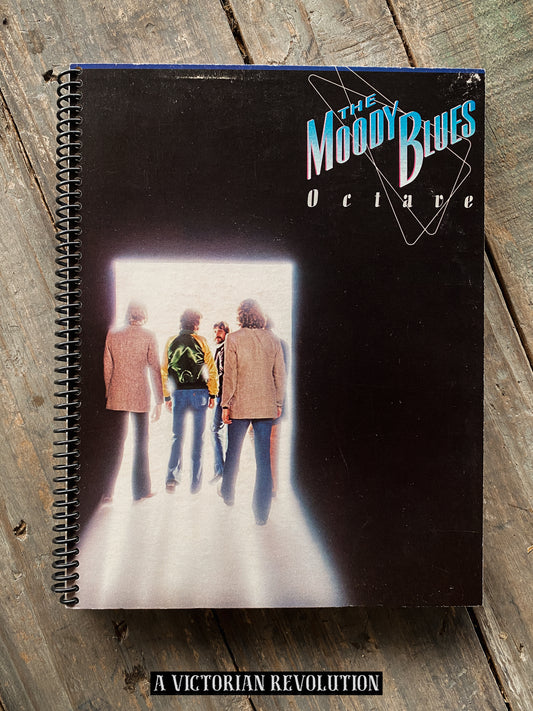 The Moody Blues - Octave - 1978 - London Records - Progressive/Symphonic Rock - Salvaged + Upcycled Vinyl LP Record Album Cover Notebook