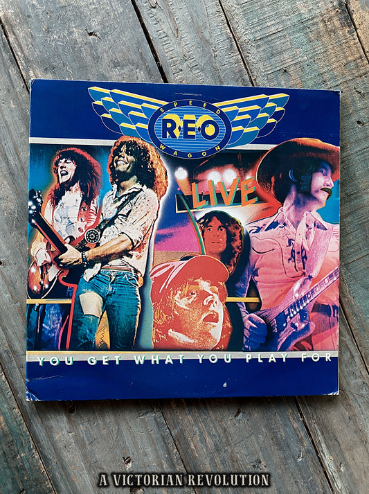 REO Speedwagon - You Get What You Play For - 1977 - Epic Records - Classic Rock - Vinyl LP/Record Album - Used