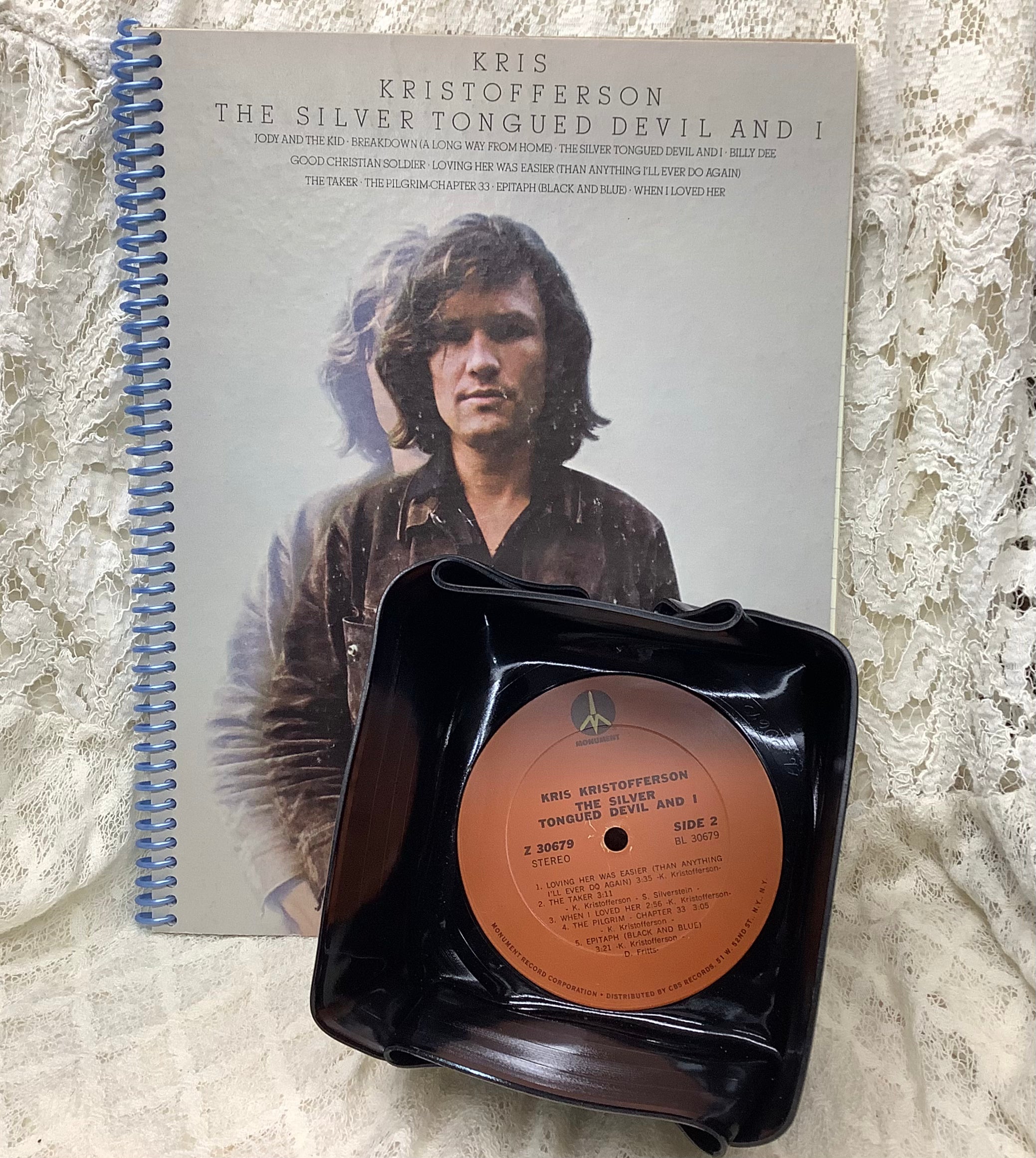 Kris Kristofferson  The Silver Tongue Devil Album Cover Notebook