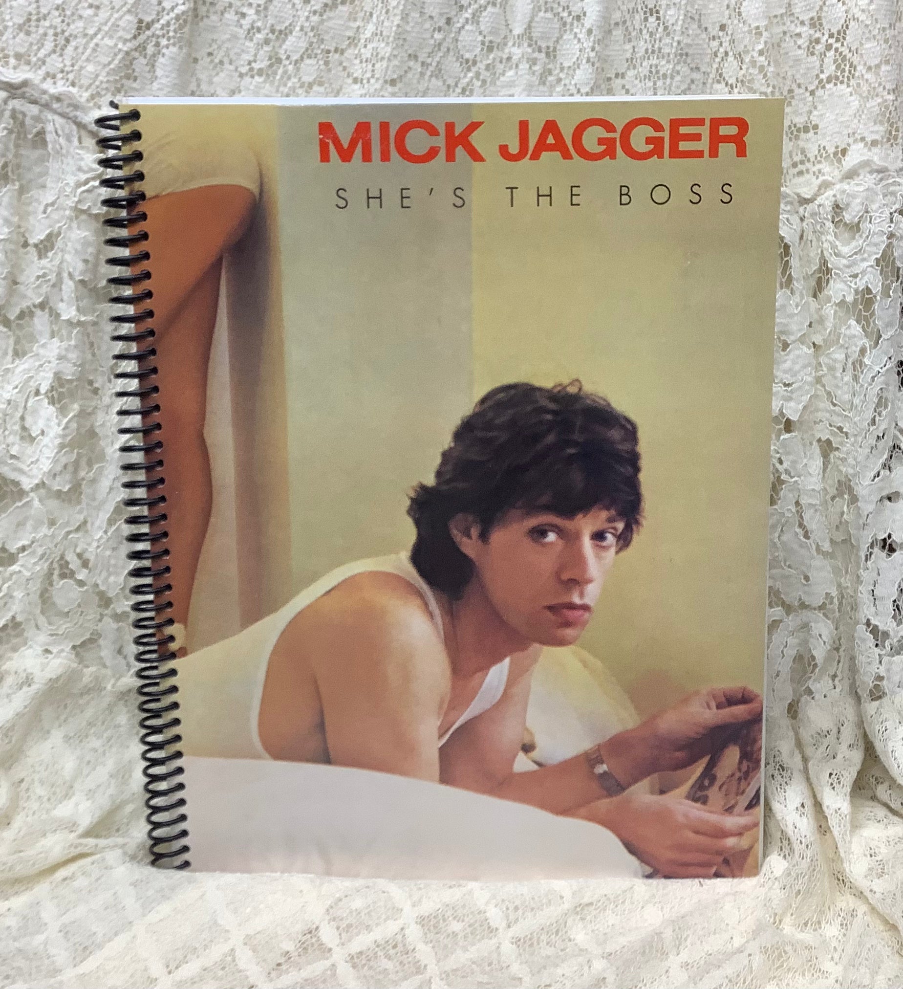 Mick Jagger She’s The Boss Album Cover Notebook