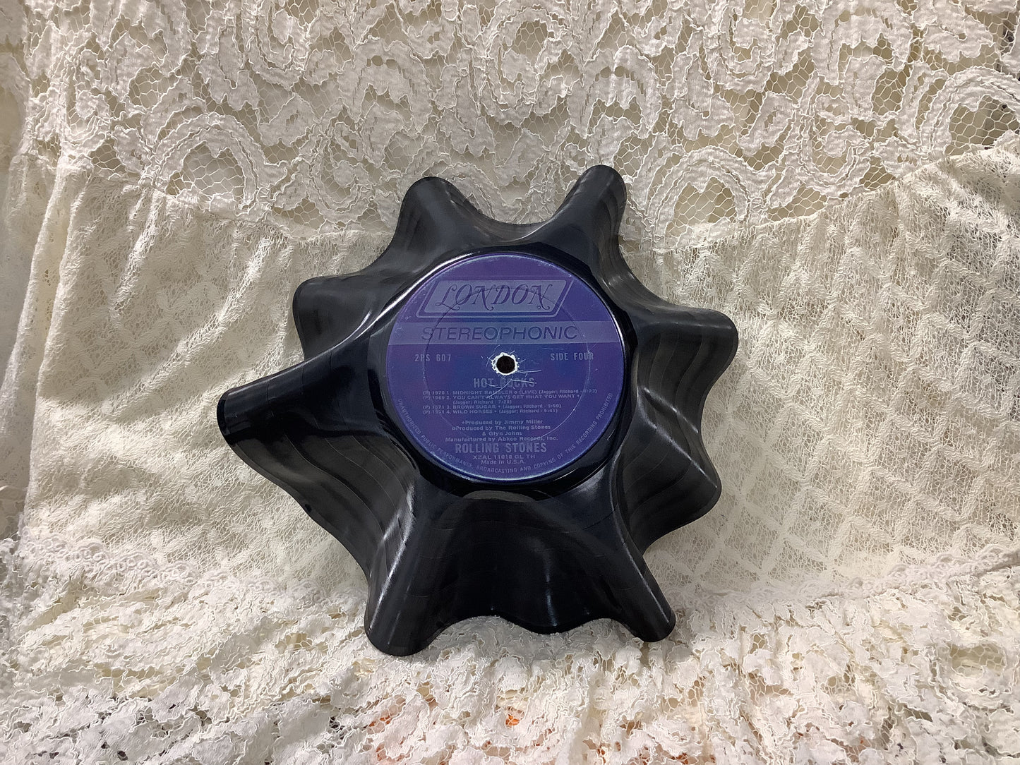 Record Bowl Rolling Stones Hot Rocks