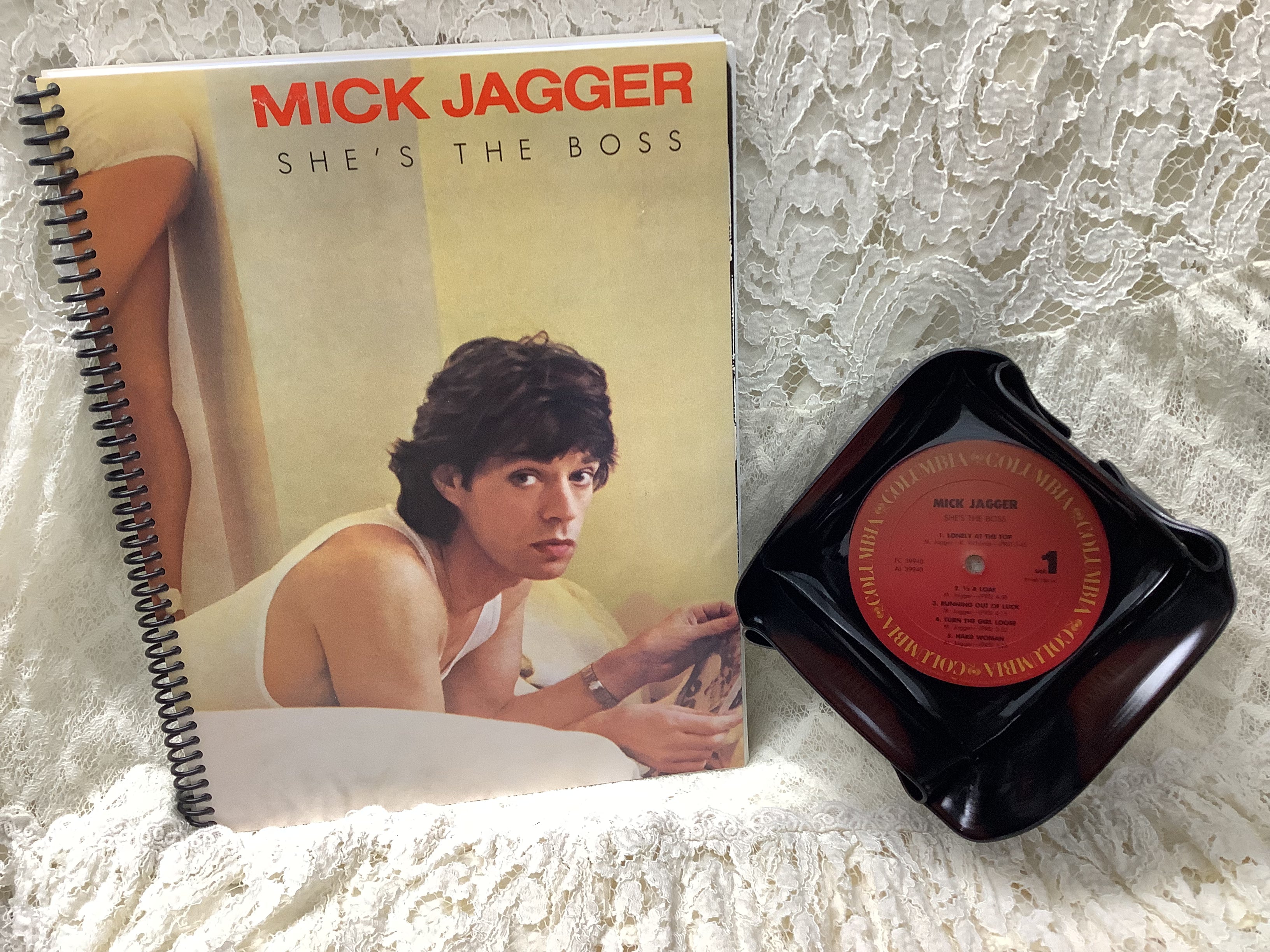 Mick Jagger She’s The Boss Album Cover Notebook