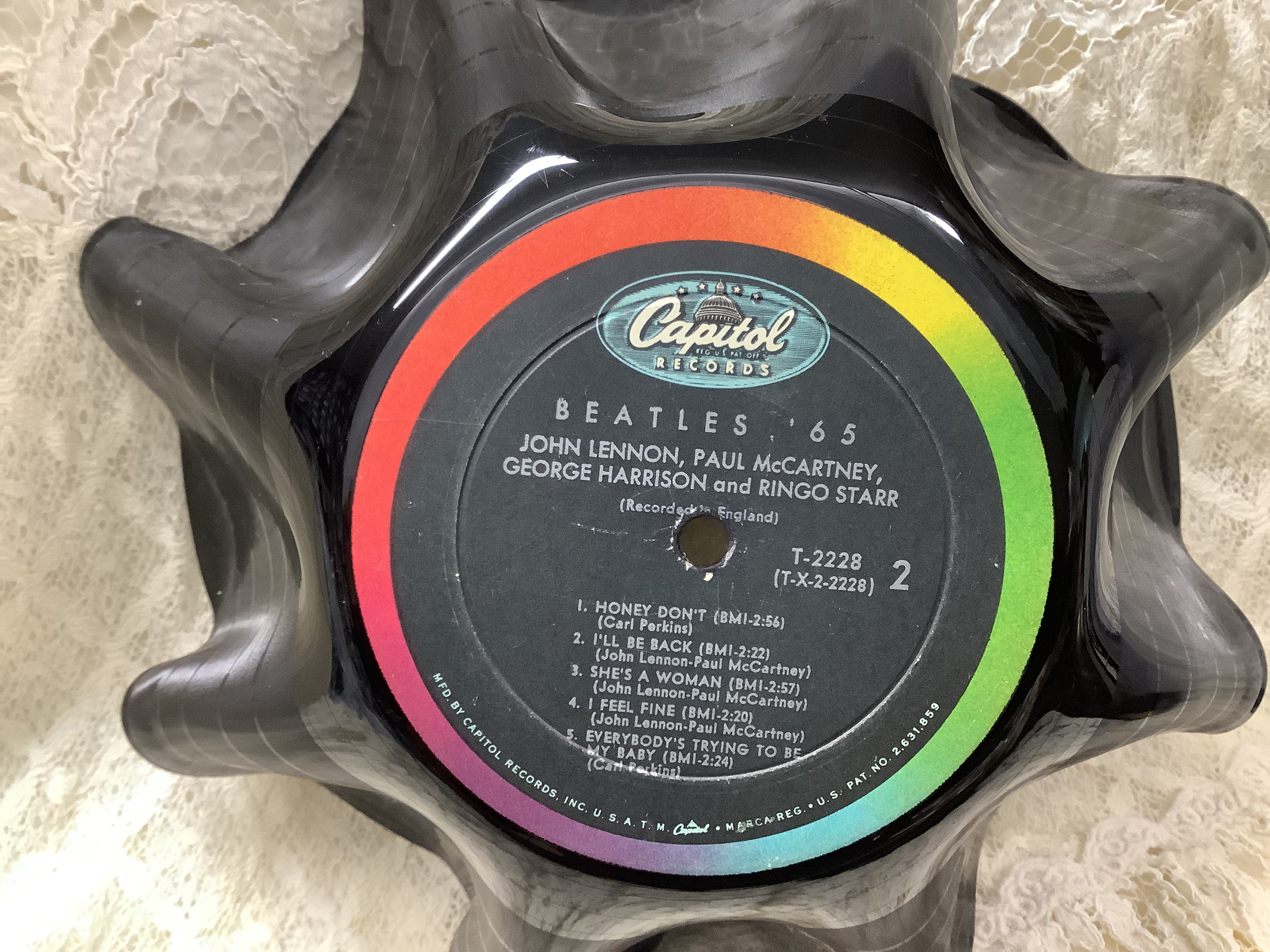 Record Bowl Beatles ‘65