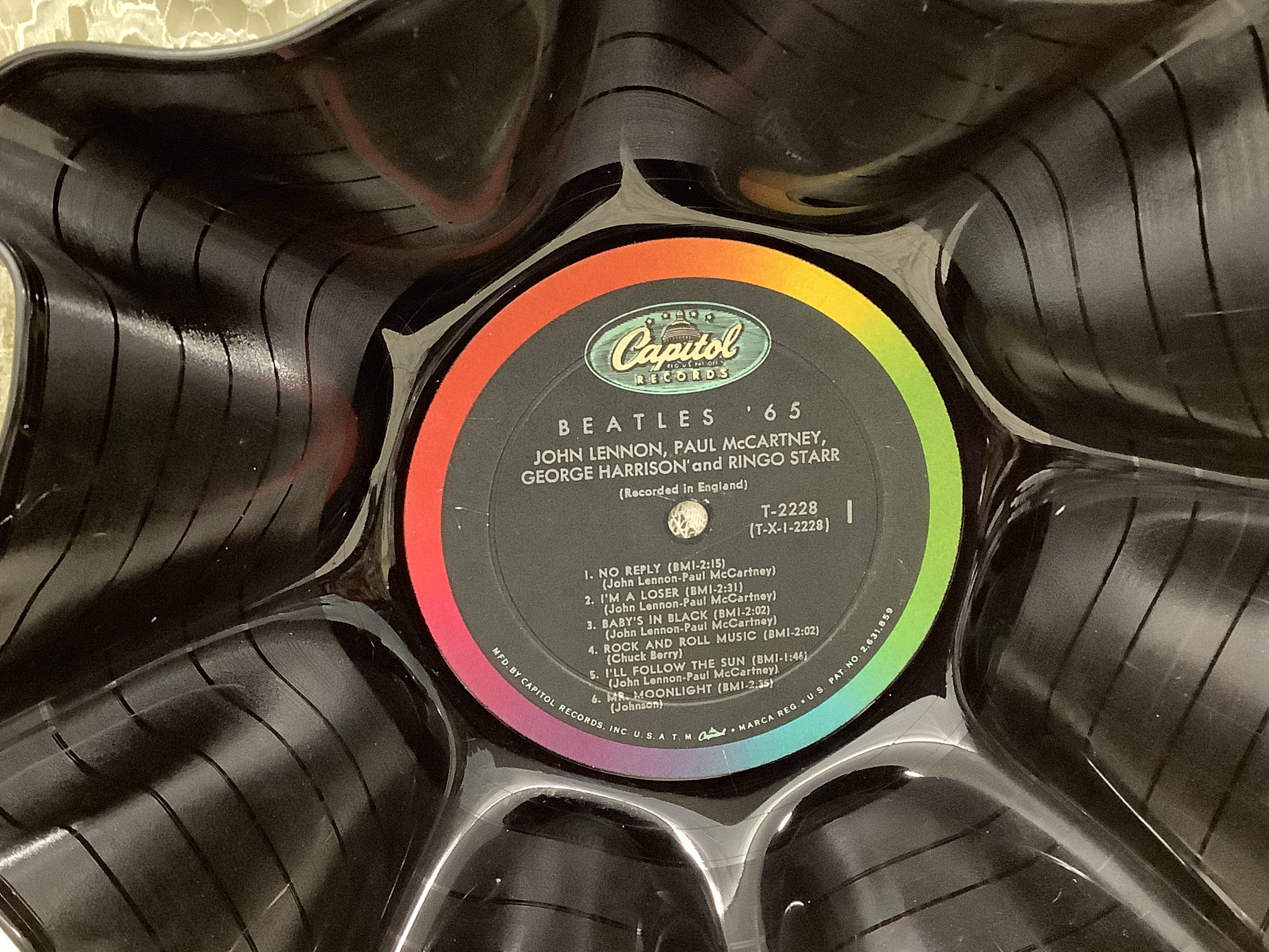 Record Bowl Beatles ‘65