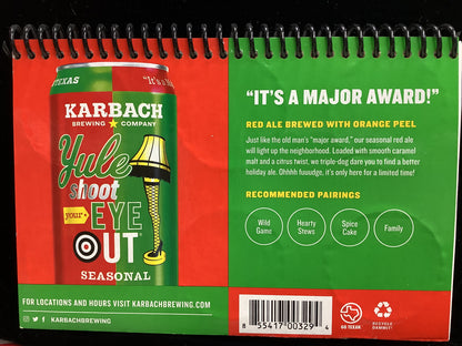 Karbach Fragile Recycled Beer Carton Notebook