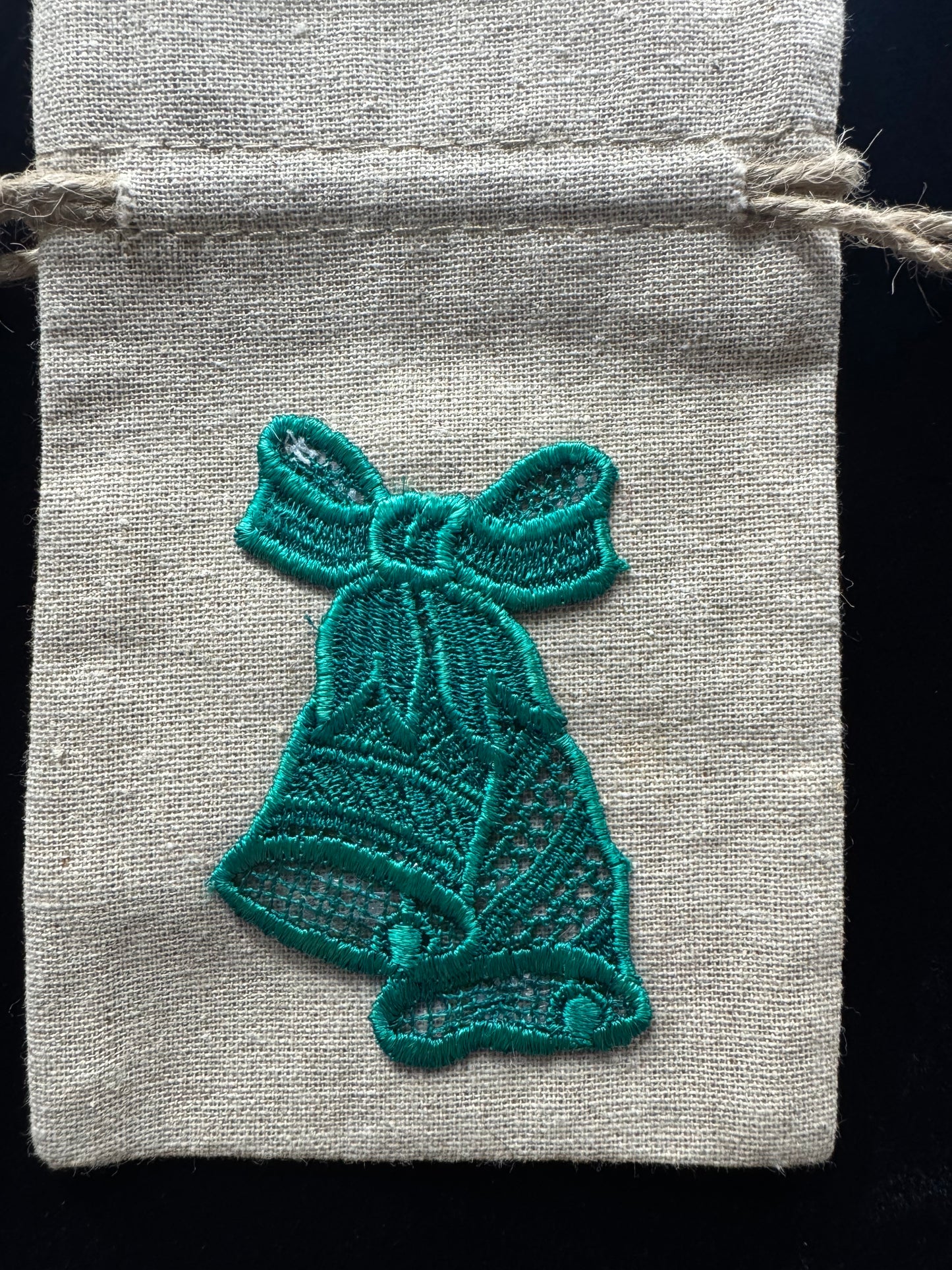 Set of Christmas Drawstring Bags