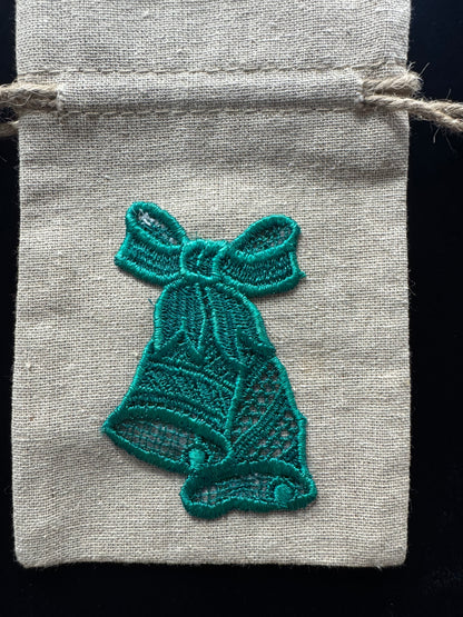 Set of Christmas Drawstring Bags
