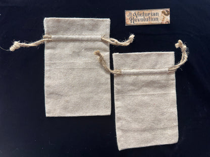 Set of Christmas Drawstring Bags