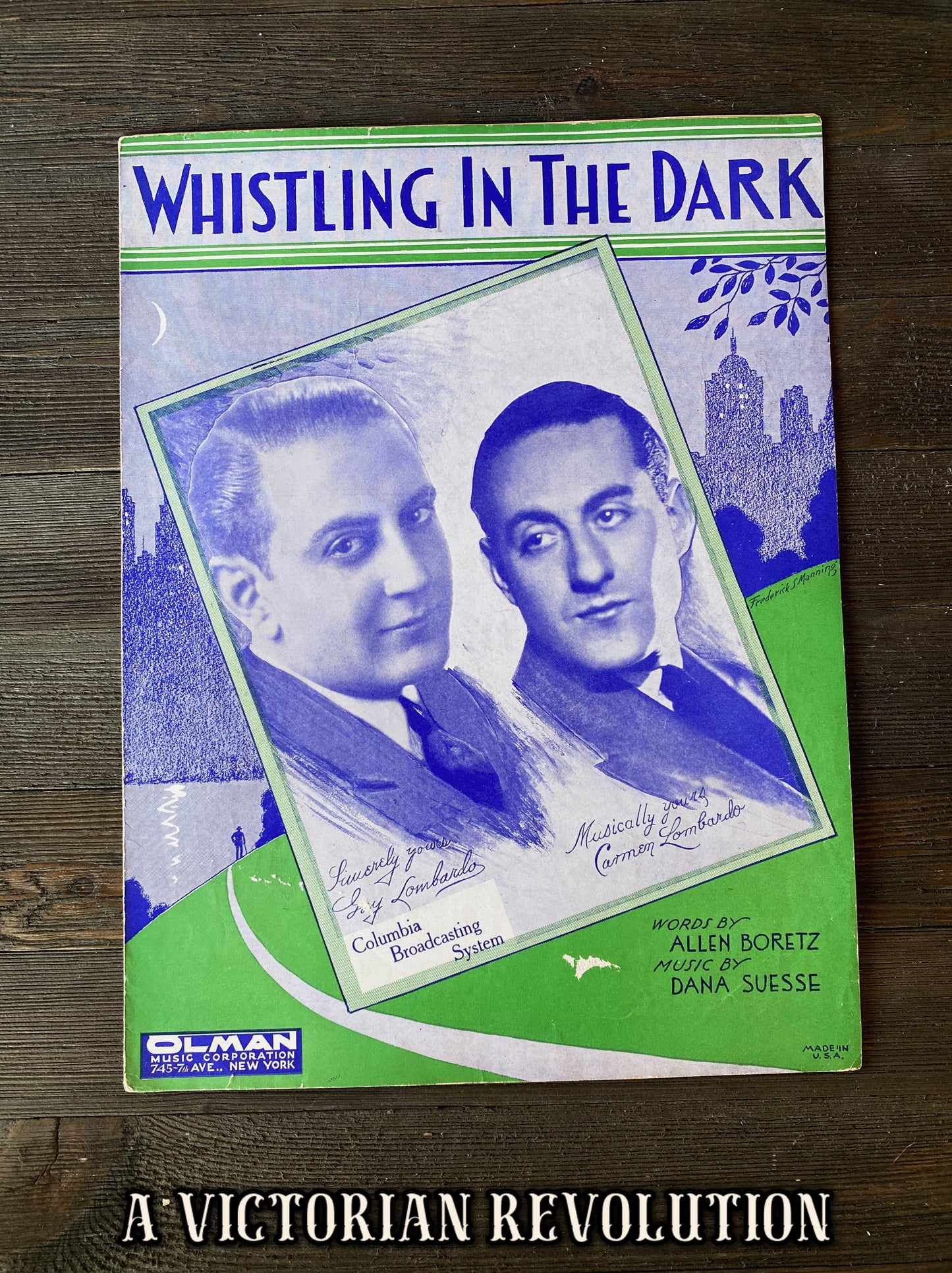 Whistling In The Dark - Sheet Music - 1931