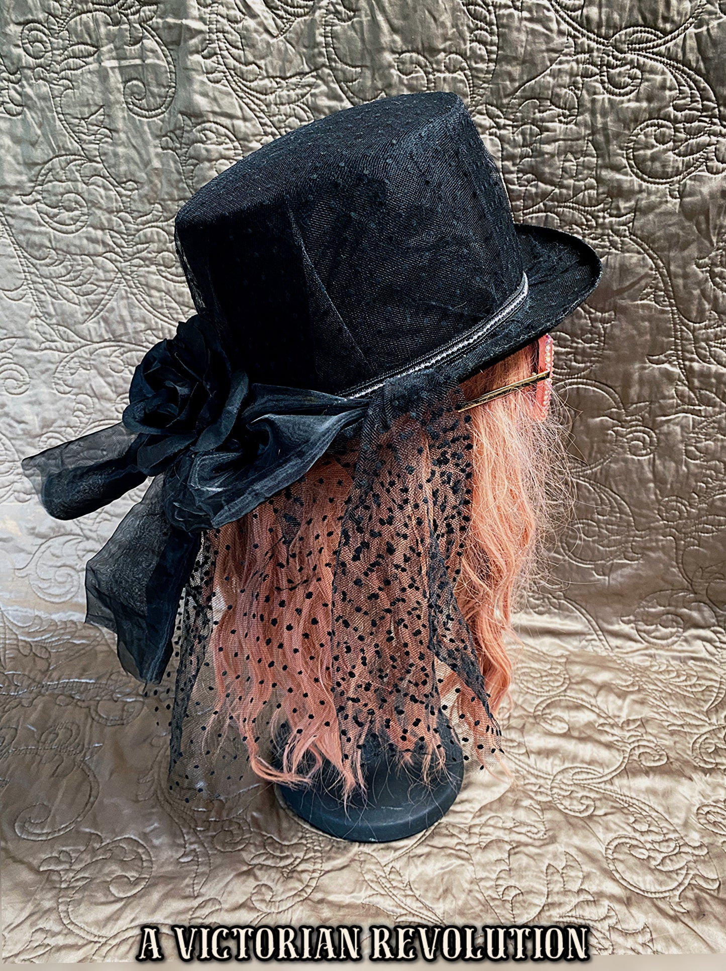 Victorian Gothic Top Hat
 - Funeral Hat
