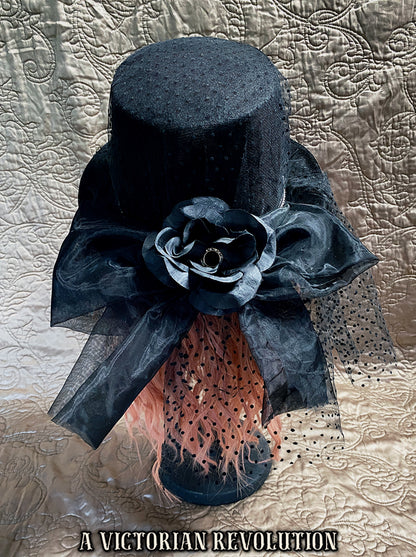 Victorian Gothic Top Hat
 - Funeral Hat