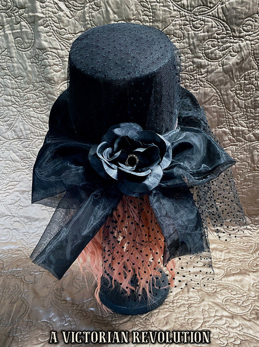 Victorian Gothic Top Hat
 - Funeral Hat