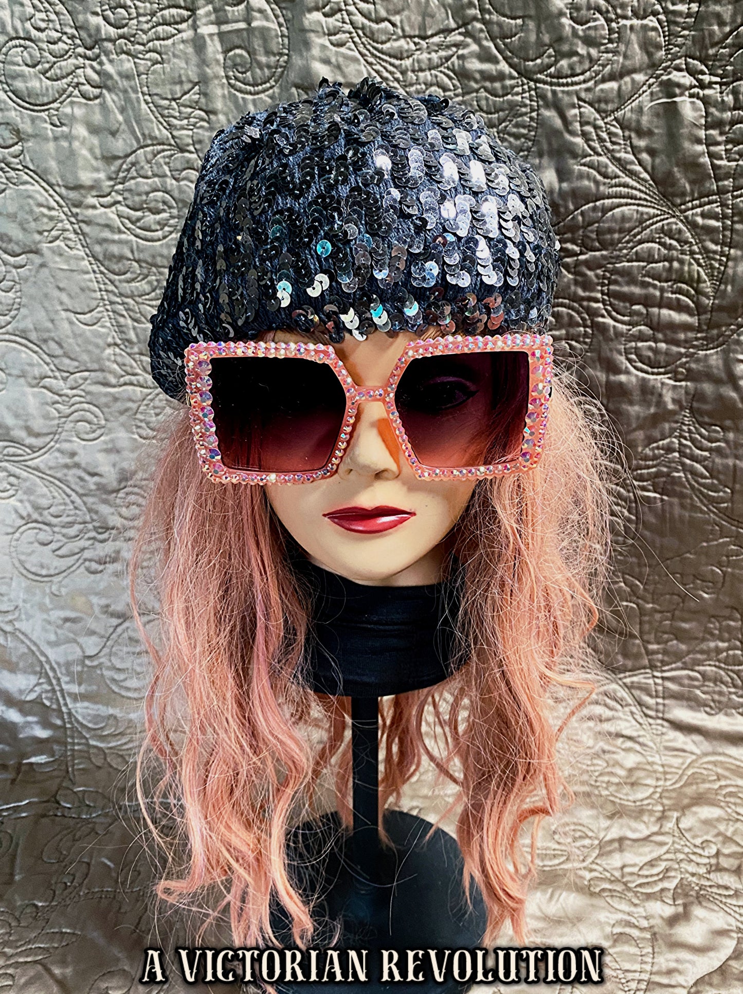 Sequin Beret - Slouchy Disco Glam Hat