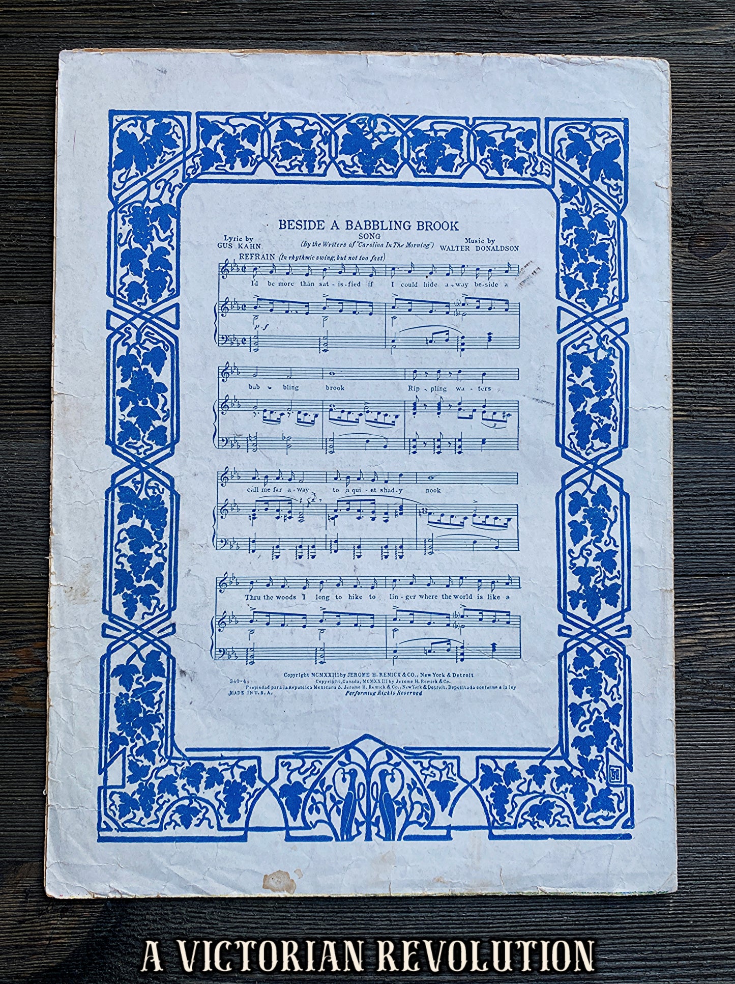 Barney Google - Original 1923 Sheet Music - Billy DeBeck - Fox Trot - Sheet Music - 1923