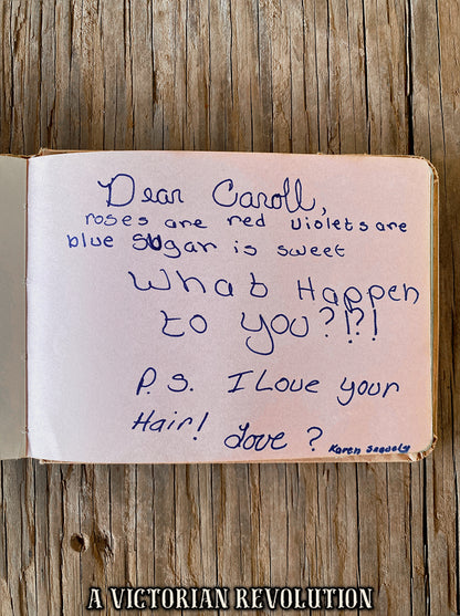 Vintage 1970’s Autograph Book