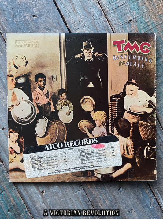 TMG - Ted Mulry Gang - Disturbing the Peace - Promotional Copy - 1979 - ATCO Records - Rock - Vinyl LP/Record Album - Used