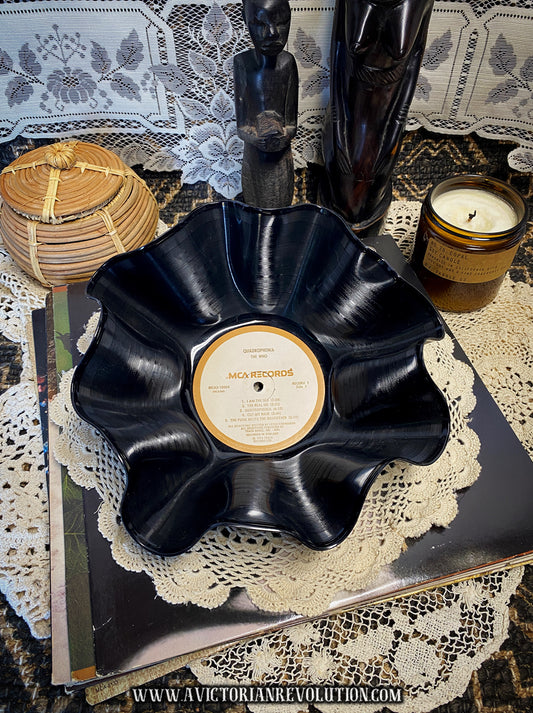 The Who - Quadrophenia - 1973 - MCA Records - Rock - Salvaged + Upcycled Vinyl LP Record Album - Decorative Bowl