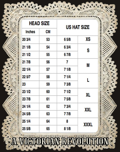 Red + Black Felt Hat with Satin Flowers