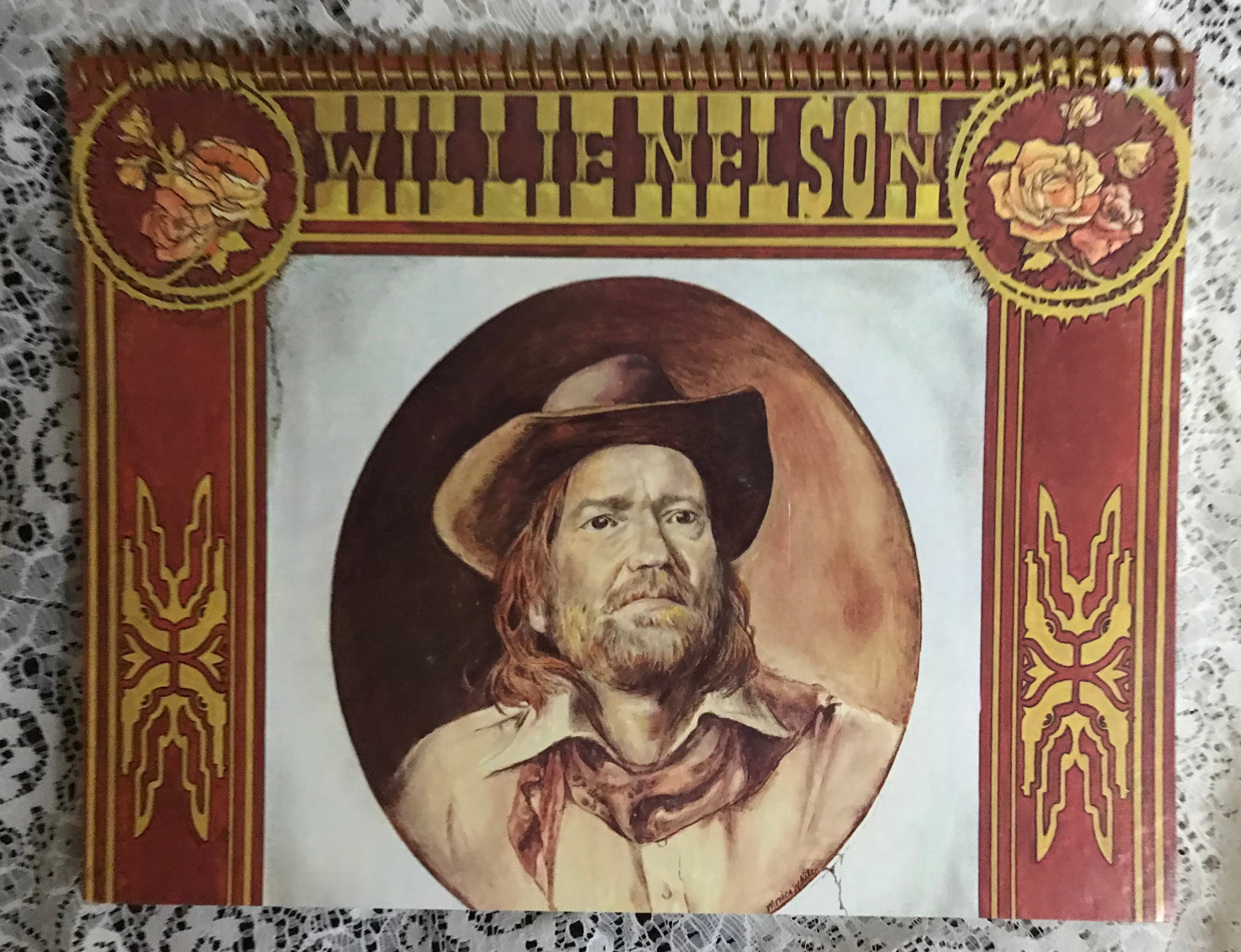 Willie Nelson Red Headed Stranger Album Cover Notebook