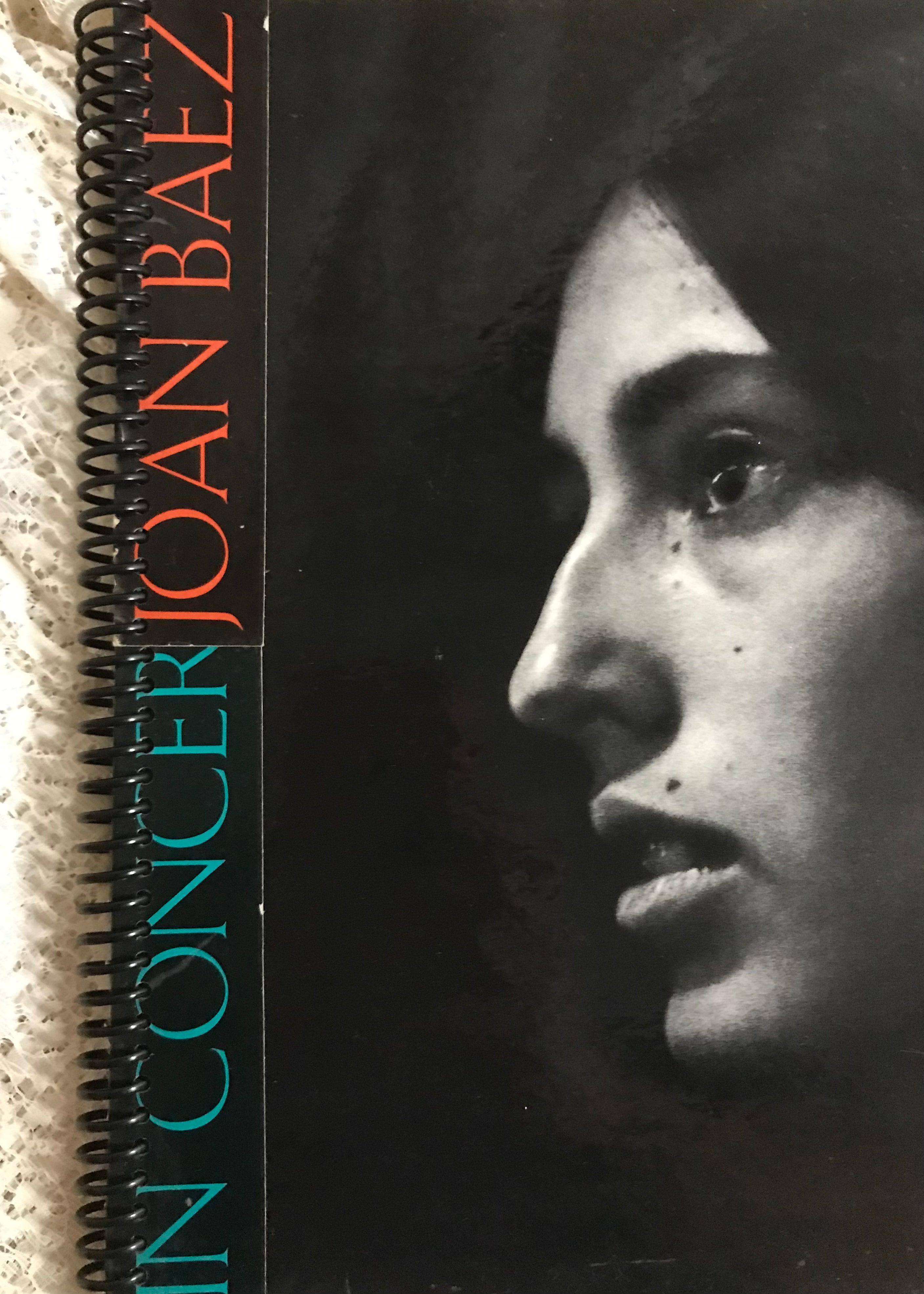 Joan Baez In Concert Album Cover Notebook