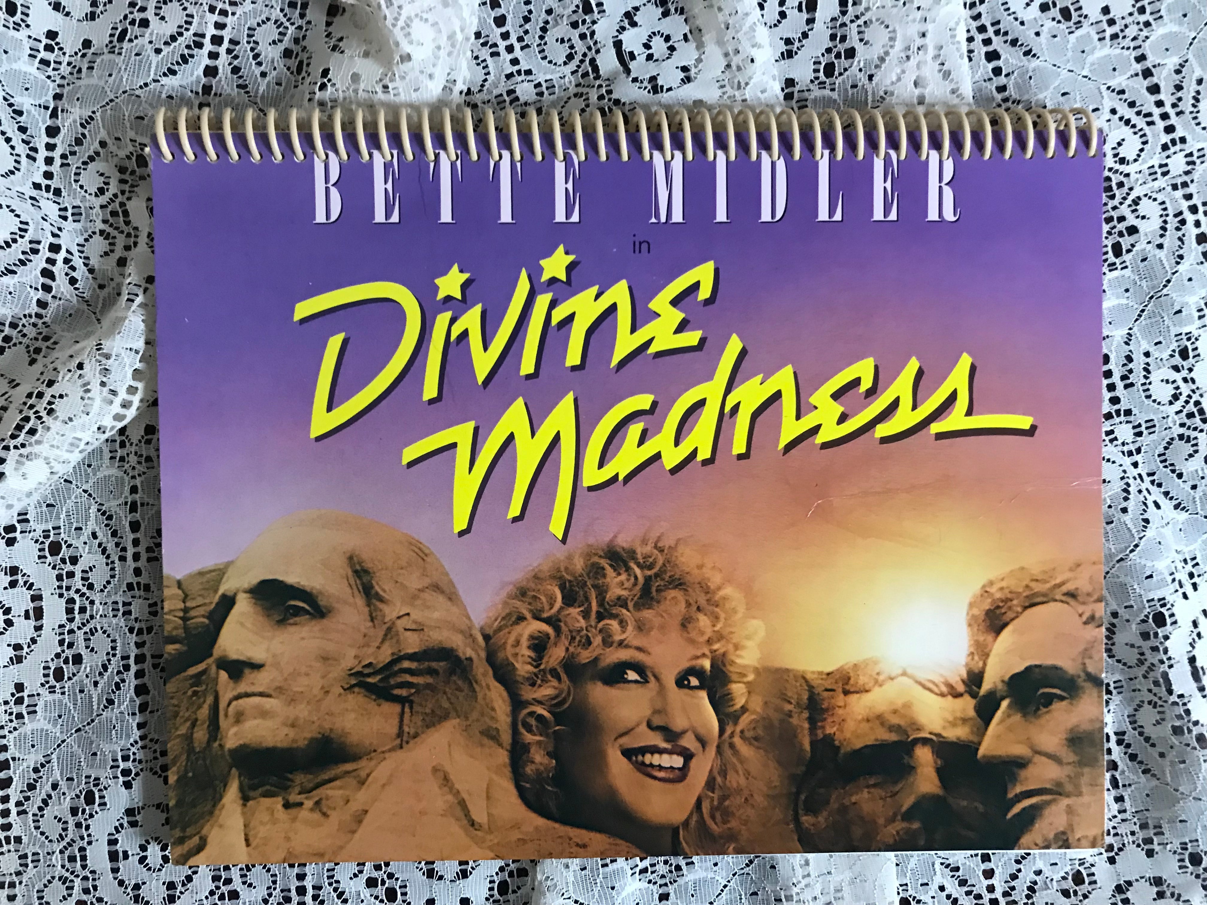 Bette Midler Divine Madness Album Cover Notebook