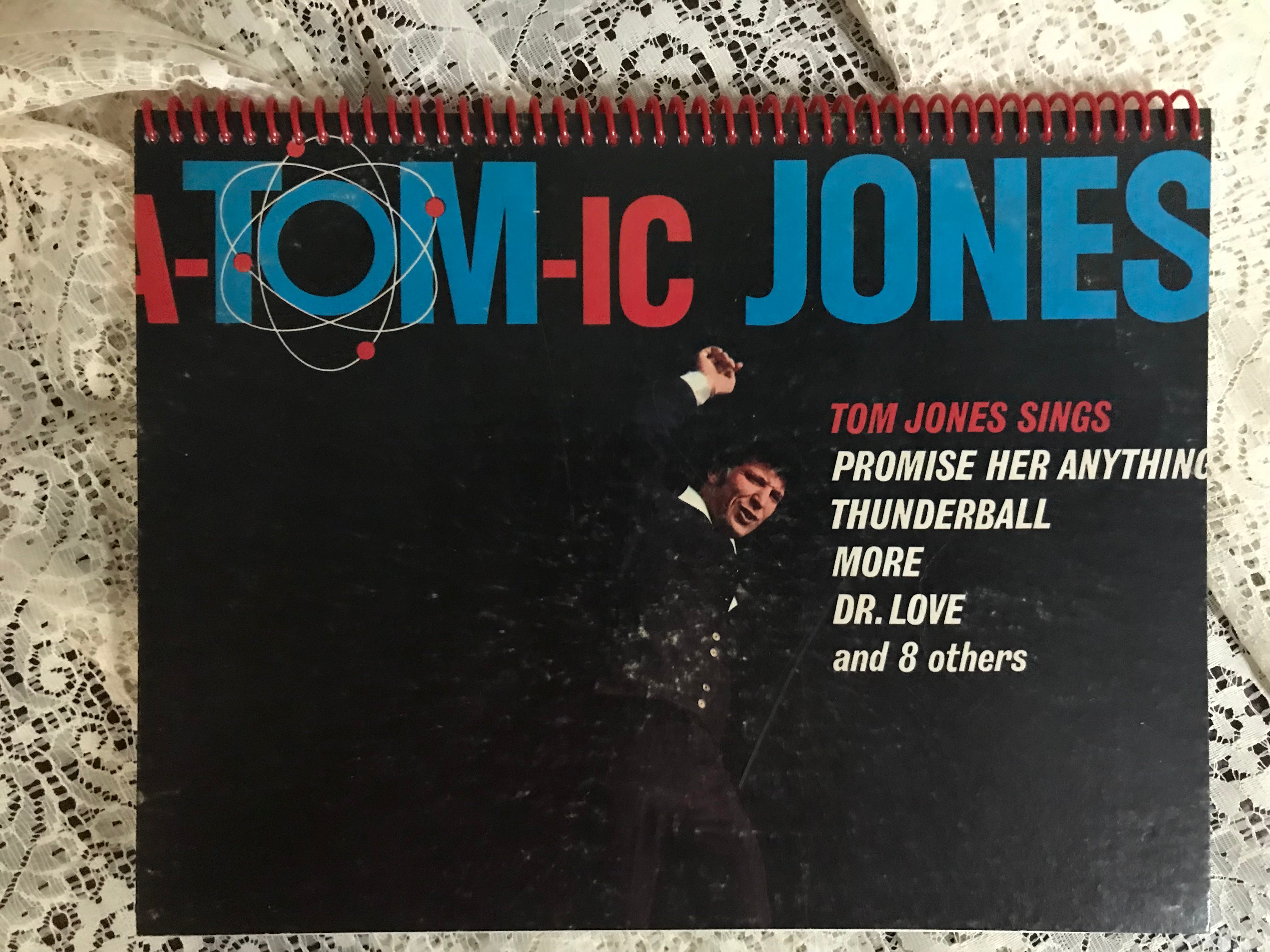 Tom Jones Atomic Album Cover Notebook