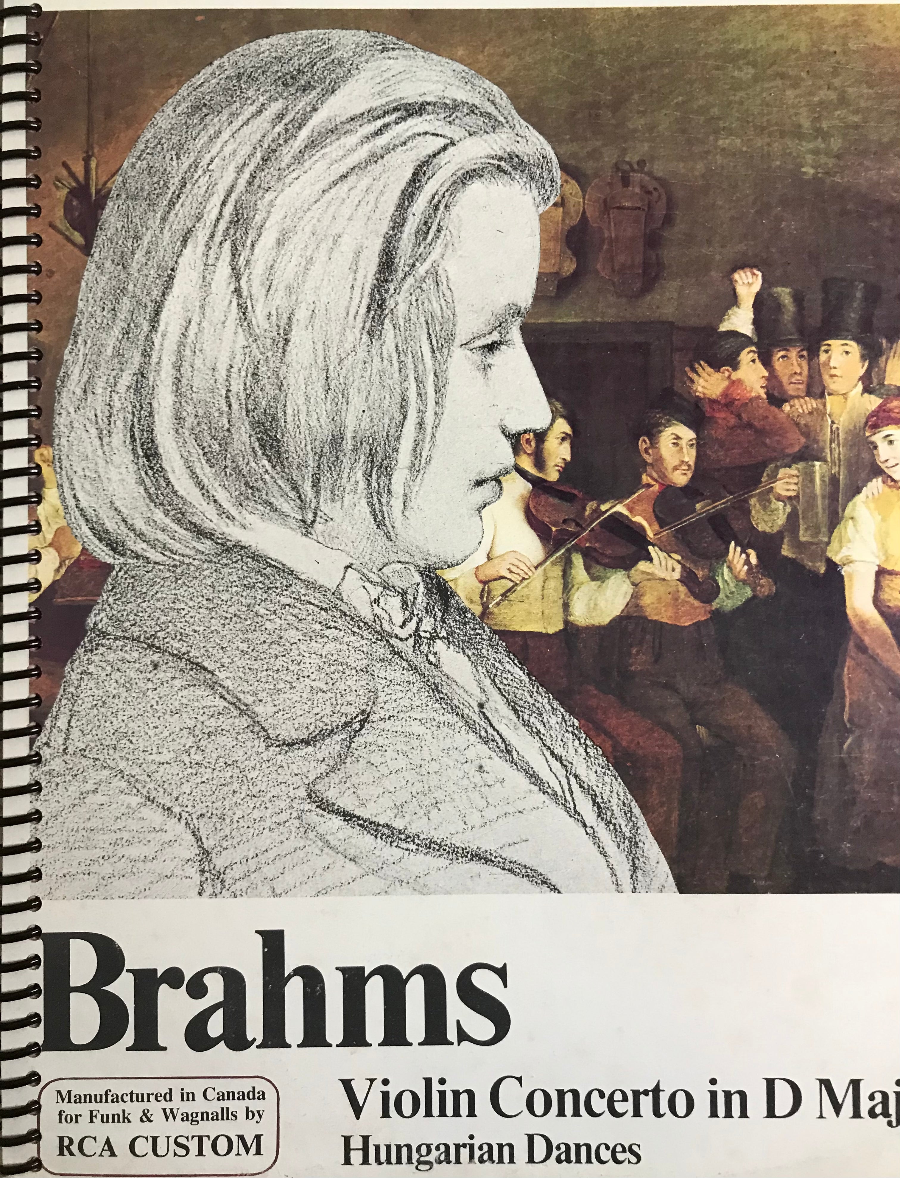 Johannes Brahms Album Cover Notebook