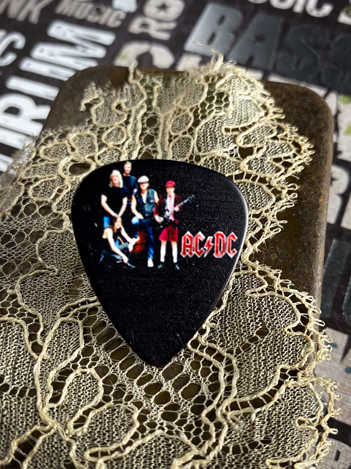 Guitar Pick Pin - AC/DC