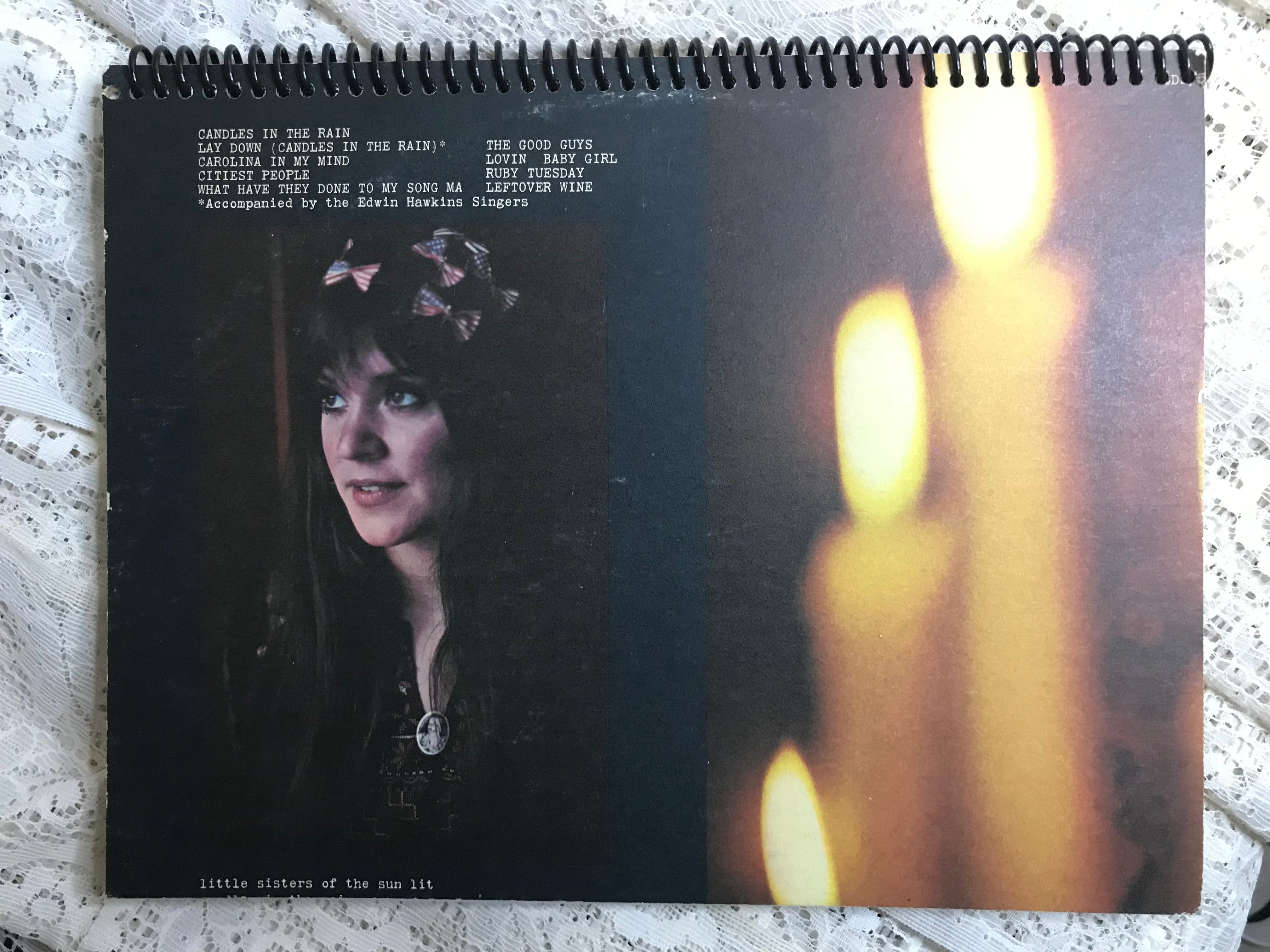 Melanie Lay Down Candles Album Cover Notebook