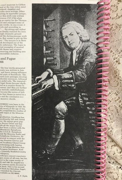 Johannes Brahms Album Cover Notebook