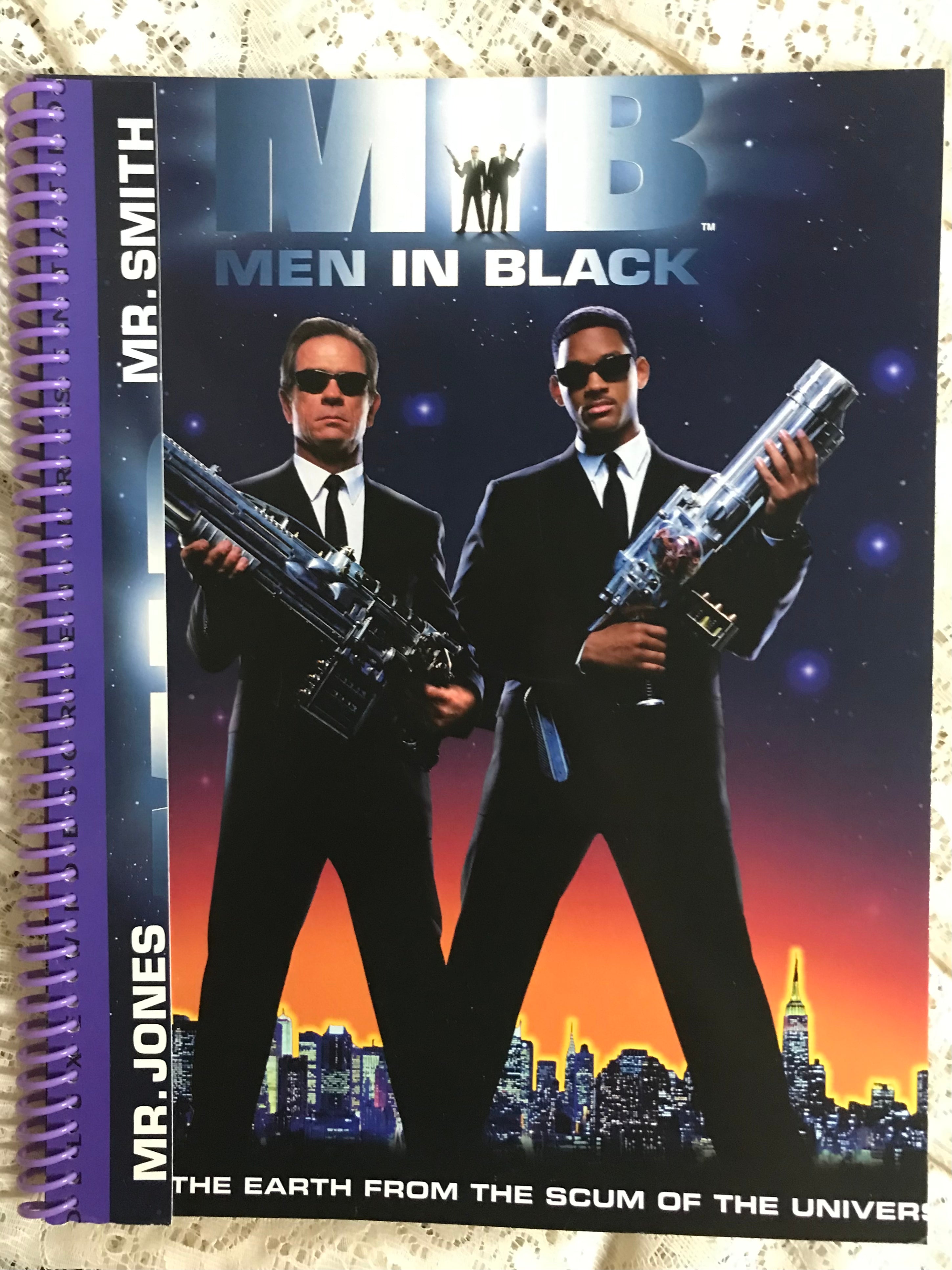 Men In Black Album Cover Notebook