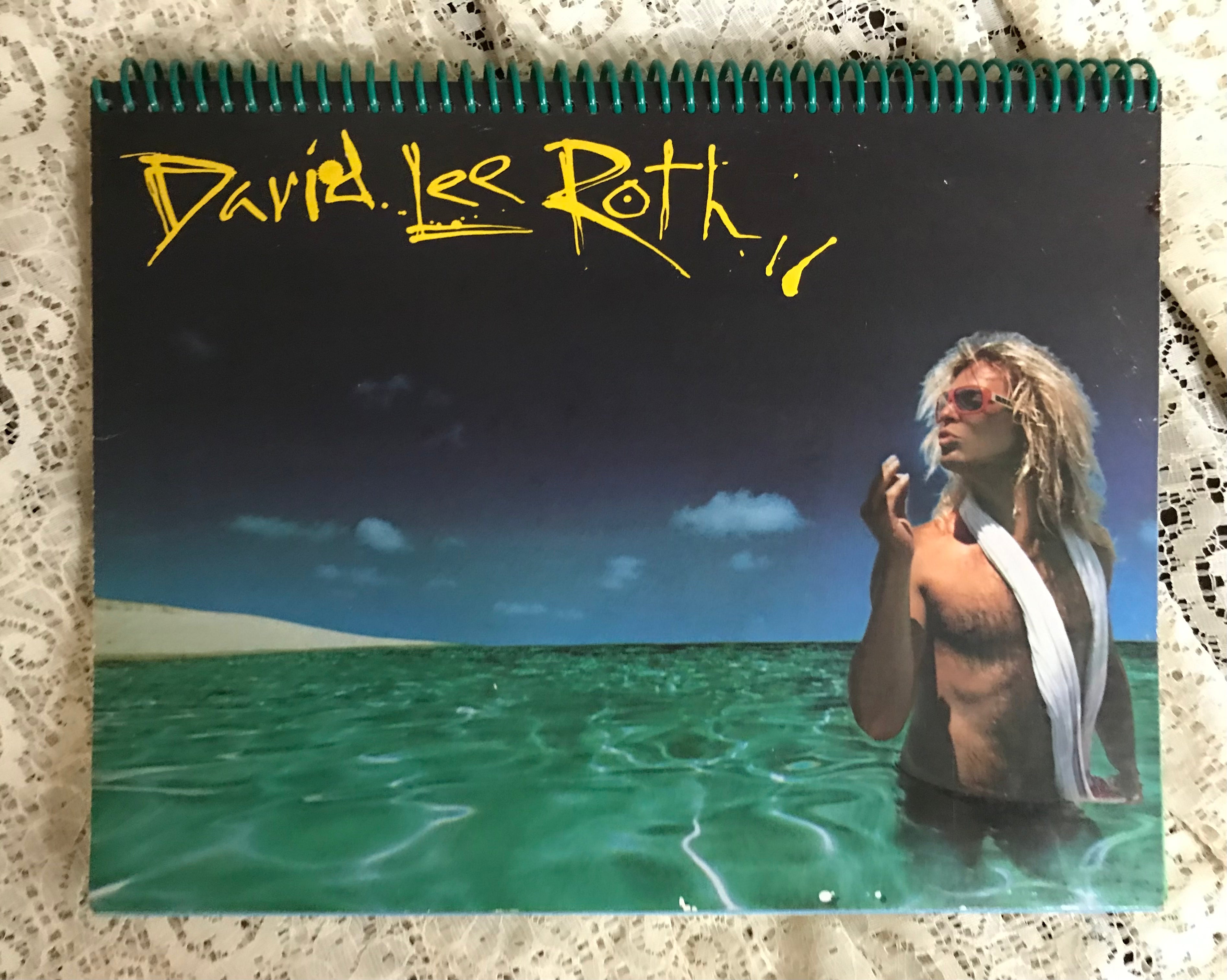 David Lee Roth  Crazy From the Heart Album Cover Notebook