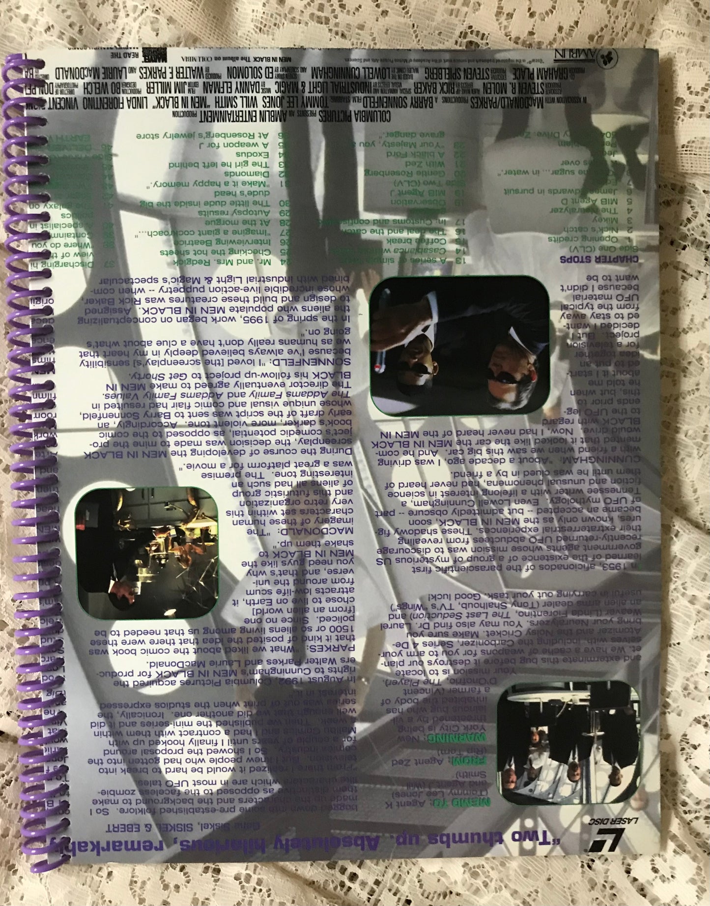 Men In Black Album Cover Notebook