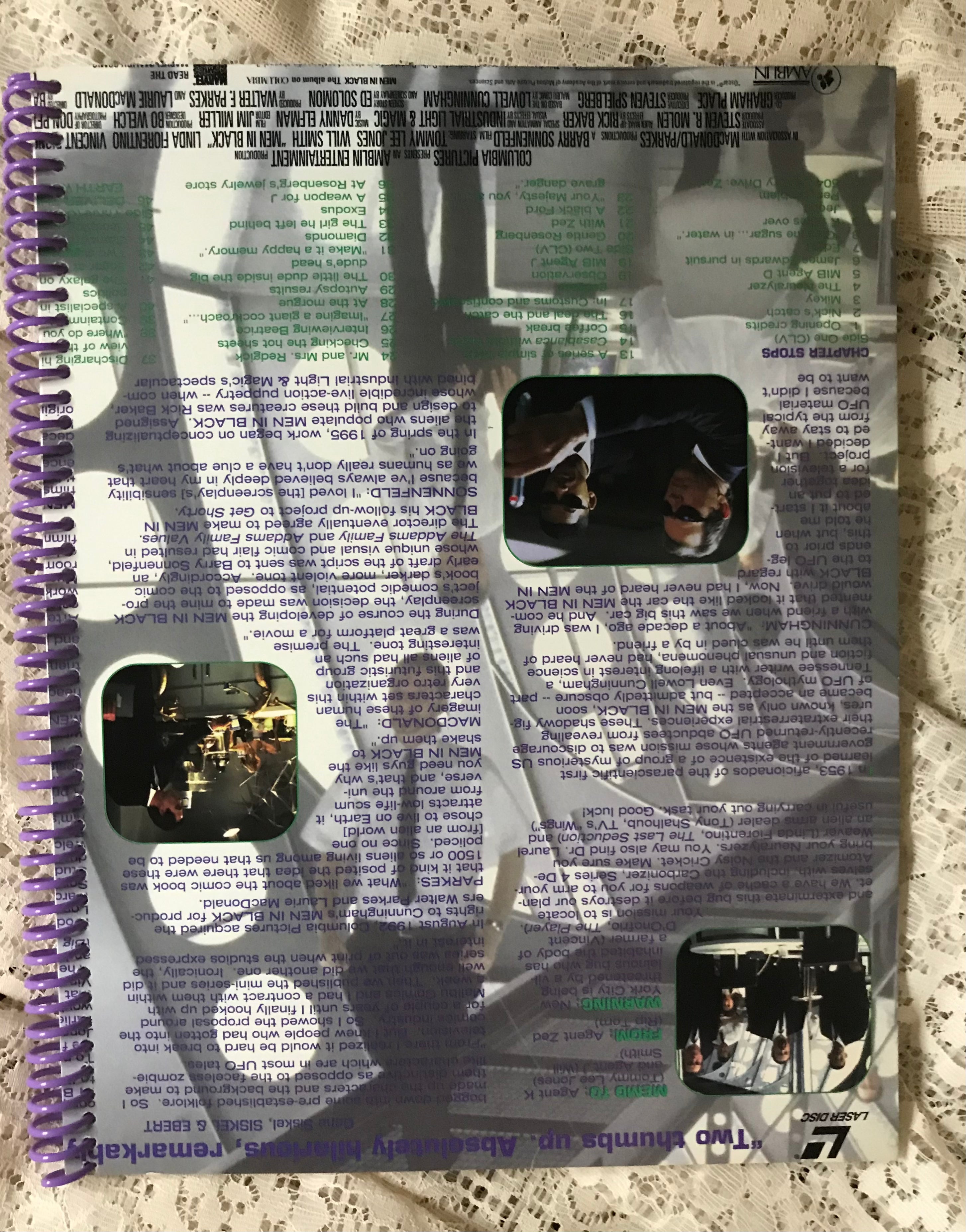 Men In Black Album Cover Notebook