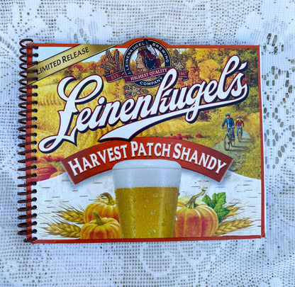 Leinenkugel’s Harvest Patch Shandy Recycled Beer Carton Notebook
