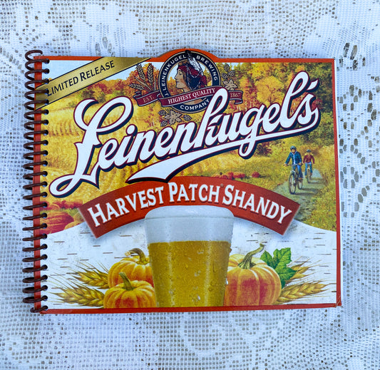 Leinenkugel’s Harvest Patch Shandy Recycled Beer Carton Notebook