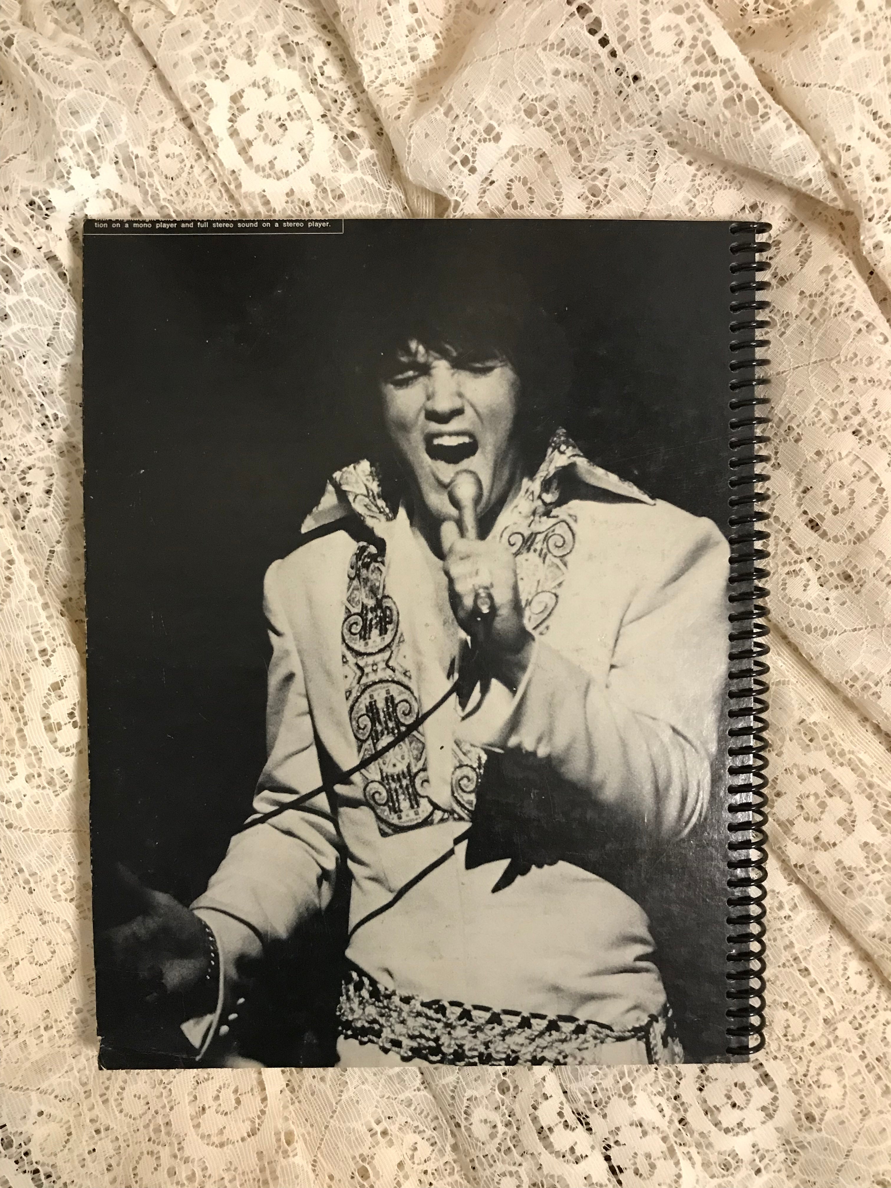 Elvis Live Album Cover Notebook